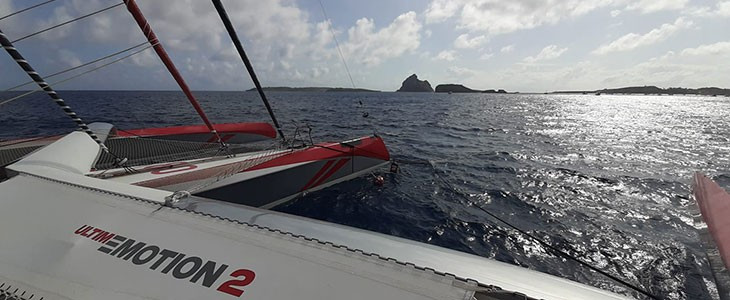 sortie trimaran de course sete