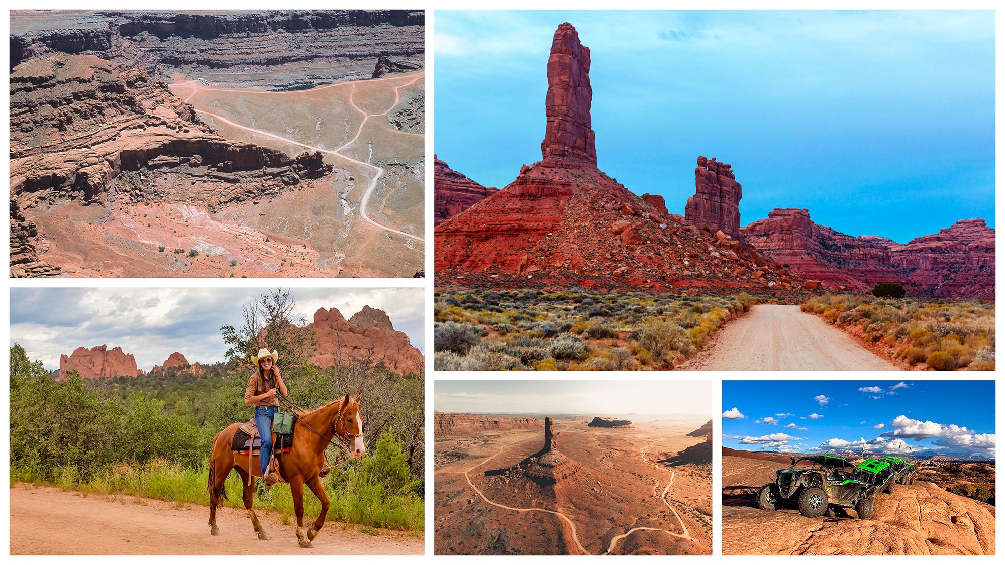 Faire Valley of the Gods en Utah