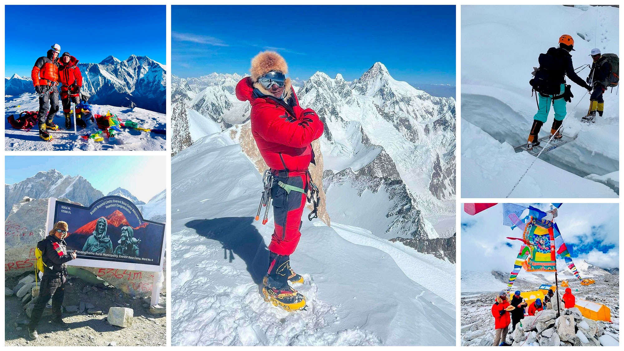 Se préparer pour faire l'ascension de l'Everest